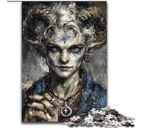 Mysterious Elf Girl Adult Jigsaws 1000 Piece, Help The Brain Exercise Addictive Toys to Cultivate Patience Perfect Decoration (26x38cm)