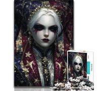 Mysterious Elf Girl Jigsaw Puzzles for Adults 1000 Piece Puzzle,Learning Educational Toy for Is Ideal As A Gift for The Whole Family (75x50cm)