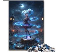 Mysterious Elf Girl Jigsaw Puzzles for Adults Teenagers Jigsaws Puzzle, Challenging Game Toys Every Piece Is Unique - Challenging Family Fun Game (70x100cm)