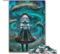Mysterious Elf Girl Jigsaw Puzzles for Adults Teenagers Jigsaws Puzzle, for Educational Game Challenge Toy Birthday Present, Gifts, Wall Art (70x100cm)