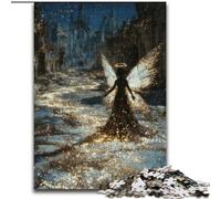Mysterious Elf Girl Jigsaws Puzzles 1000 Pieces for Adults Gifts, Stress Reliever Staycation Kill Time Enhance Love between Couples (50x75cm)