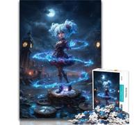 Mysterious Elf Girl Puzzles 1000 Pieces for Adults,Challenging Game And Family Play Wall Decoration Unique Birthday And Xmas Gifts (75x50cm)