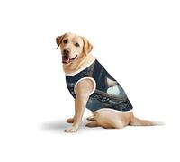 Mysterious Eye Large Dog Vest Pure Cotton Breathable | Anti-Shedding Tank Top for Golden Retriever, Labrador, Husky | Comfortable Sleeveless Shirt for Large Breed Dogs, Outdoor Walking 5X-Large