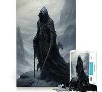 Mysterious Figure Portrait Jigsaw Puzzle for Teenagers 1000 Pieces Memory Gain Calm Relax Design Assembly Classic Gift (50x75cm)