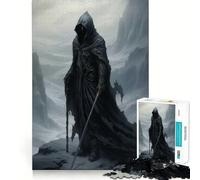 Mysterious Figure Portrait Jigsaw Puzzles for Adults 1000 Pieces Mind Skill Toy Slow Enjoy Design Assembly Lovely Gift (38x26cm)
