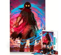 Mysterious Figure with Energy Adults Puzzles 1000 Piece Jigsaws Strengthen Recall Relaxing Fun Quality Edge Festival Gift (38x26cm)