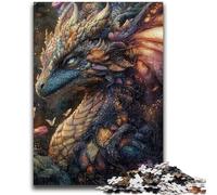 Mysterious Flying Dragon Adult Jigsaws 1000 Piece, Help The Brain Exercise Addictive Toys to Cultivate Patience Perfect Decoration 50x75cm