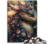 Mysterious Flying Dragon Adult Jigsaws 2000 Pieces Difficult,Decompressing Intellectual Educational Toy Suitable for Desktop Decoration (70X100cm)
