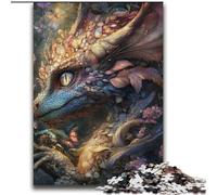 Mysterious Flying Dragon Jigsaw Puzzles for Teenagers 2000 Pieces, Relax Games Enhance Love between Couples for Age 14 (70x100cm)