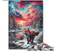 Mysterious Fox 1000 Pieces Jigsaw Puzzles For Teens And Adults, Challenging Game for Is Ideal As A Gift for The Whole Family (26x38cm)