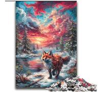 Mysterious Fox 2000 Piece Jigsaw Puzzles for Adults & Teens, Challenging Game And Family Play Educational Game for Birthday, Chrismas (70x100cm)