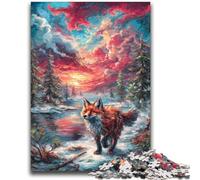 Mysterious Fox Adult Jigsaws 2000 Pieces Difficult,Family Game Stress Reliever Difficult Challenge Secret Santa Gifts (70X100cm)
