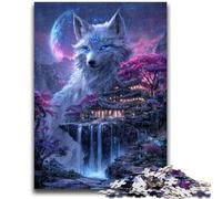 Mysterious Fox Jigsaw Puzzles for Adults 1000 Pieces,Help The Brain Exercise Addictive Toys to Cultivate Patience Great Gift (38x26cm)