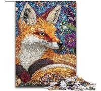 Mysterious Fox Jigsaw Puzzles for Adults Teenagers Jigsaws Puzzle, Challenging Game Toys Wall Decoration Unique Birthday And Xmas Gifts (50x75cm)