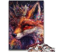 Mysterious Fox Jigsaw Puzzles for Teenagers 1000 Jigsaws,Brain Intelligence Challenge Addictive Toys for Home Decoration (38x26cm)