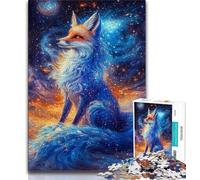 Mysterious Fox Jigsaw Puzzles for Teenagers 2000 Piece Puzzle,Decompressing Intellectual Educational Toy Secret Santa Gifts 70x100cm