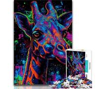 Mysterious Giraffe 2000 Pieces Jigsaw Puzzles for Adults And Teens,Family Game Stress Reliever Difficult Challenge Artists Collection,Fine Art 70x100cm