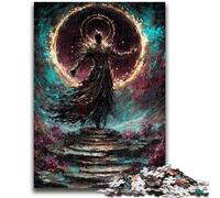 Mysterious God of Death Puzzles for Adults Teens 1000 Pieces,Help The Brain Exercise Addictive Toys to Cultivate Patience A Work of Art (38x26cm)