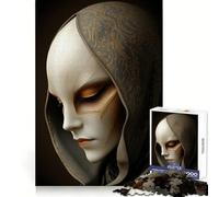 Mysterious Hooded Figure 1000 Pieces Jigsaw Puzzles for Adults Strong Logic Toy Relaxing Fun Clear Edge Memorable Gift (38x52cm)