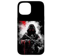 Mysterious Hooded Figure Case for iPhone 15