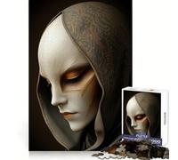 Mysterious Hooded Figure Jigsaw Puzzle for Adults 1000 Pieces Intellect Toy Peaceful Fun Precise Cut Santa Wish List (50x75cm)