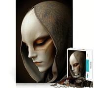 Mysterious Hooded Figure Jigsaw Puzzle for Adults 1000 Pieces Intellect Toy Peaceful Fun Precise Cut Santa Wish List (50x75cm)