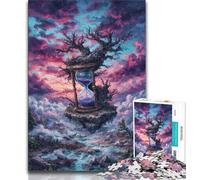 Mysterious Hourglass 1000 Piece Jigsaw Puzzles for Adults Gifts,Help The Brain Exercise Addictive Toys to Cultivate Patience Great Gift 38x26cm