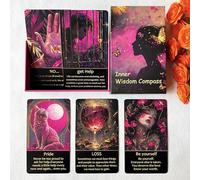 Mysterious Inner Wisdom Compass Oracle Cards, Oracle Cards and Tarot Oracle Cards for Beginners, Activate Your Intuition and Insight