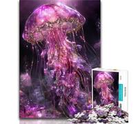 Mysterious Jellyfish 1000 Piece Jigsaw Puzzles for Adults Gifts,Decompressing Intellectual Educational Toy Perfect Decoration (38x26cm)