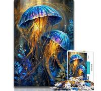 Mysterious Jellyfish 1000 Piece Jigsaw Puzzles for Adults & Teens,Family Game Stress Reliever Difficult Challenge Great Gifts And Toys 38x52cm