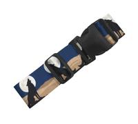 Mysterious Lone Wolf Luggage Strap-Adjustable Suitcase Belt with Buckle