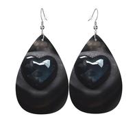 Mysterious Love Stone Leather Earrings, Women'S Accessories, Suitable For Everyday Wear, Commuting And Travel.