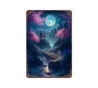 Mysterious Night Funny Bar Tin Signs Warning Metal Signs for Workshop Train Room Bar Kitchen Decor 11.8"x7.9"