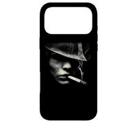 Mysterious Noir Man With Cigarette Smoke Case for iPhone 17 Pro Max