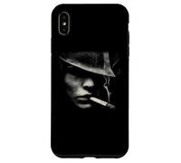 Mysterious Noir Man With Cigarette Smoke Case for iPhone XS Max