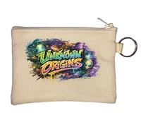 Mysterious Origins of Extraterrestrial Life Key Chain Coin Purse Beige