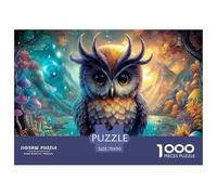 Mysterious Owl Jigsaw Puzzles 1000 Pieces Wildlife Puzzle for Adults Challenging Puzzles Puzzle Game for The Whole Family, for Women, Gifts for Men 100% Recycled Cardboard 70x50cm/1000pcs