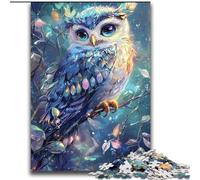 Mysterious Owl Jigsaw Puzzles for Teenagers 2000 Piece Puzzle, Challenging Game Toys Wall Decoration Unique Birthday And Xmas Gifts (70x100cm)