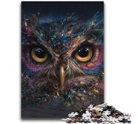 Mysterious Owl JigsawPuzzle 1000 Pieces for Adults,Challenging To Complete But Fun And Humorous Unique Home Decor And Gifts (38x52cm)