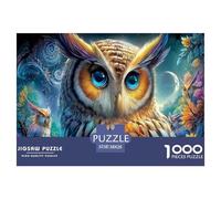 Mysterious Owl Puzzles 1000 Pieces Wildlife Jigsaw Puzzle for Adults Puzzle Game Challenging Puzzles for The Whole Family, for Women, Gifts for Men 100% Recycled Cardboard 38x26cm/1000pcs