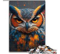 Mysterious Owl Puzzles for Adults Teens 1000 Pieces, Educational Games Home Decoration Birthday Present, Gifts, Wall Art (26x38cm)