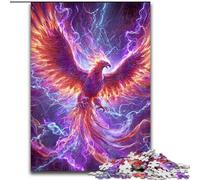 Mysterious Phoenix 1000 Pieces Jigsaw Puzzle for Adults& Teens, Pattern Assembly Deal As Gifts for The Whole Family Suitable for And 14 (50x75cm)