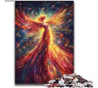 Mysterious Phoenix Girl JigsawPuzzle 2000 Pieces for Adults, Toys Educational Games Stress Relieving Secret Santa Gifts for And Age 14 (70x100cm)