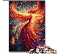 Mysterious Phoenix Girl Jigsaws 1000 Pieces for Adults, Challenging Game Toys Every Piece Is Unique - Challenging Family Fun Game (26x38cm)