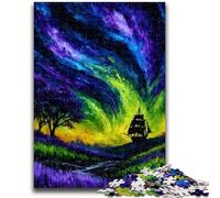Mysterious Pirate Ship 1000 Pieces Jigsaw Puzzle For Adults Teens, for Age 14+ Game Wall Decoration Unique Gifts for Birthday And Christmas 26x38cm