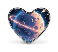 Mysterious Planet Lapel Pin Fashion Brooch Pin Button Badges Round Button Pins Enamel Pins Metal Pinback for Hat Shirt Clothing Bags Decor
