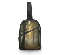 Mysterious Primeval Forest Sling Bag Cross Body Bag Waist Pack