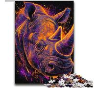 Mysterious Rhino 2000 Piece Jigsaw Puzzles for Adults & Teens, Help The Brain Exercise Addictive Toys to Cultivate Patience Perfect Decoration (70x100cm)