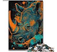 Mysterious Rhino 2000 Piece Jigsaw Puzzles for Teenagers, Staycation Kill Time Birthday Present, Gifts, Wall Art for 14+ (70x100cm)