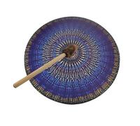 Mysterious Ritual Drum with Mallet and Spiritual Percussion - PU Leather Hand Drum | Beginner Shaman Instrument, Healthy Musical Instrument with Hollow Frame for Ritals, Healing Sessions, Tribalism